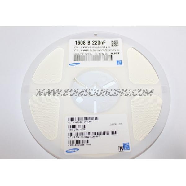 Quality CL10B224KO8NNNC 0603 SMD Ceramic Capacitor 16V X7R 4000pcs Per Reel 0.80T for sale