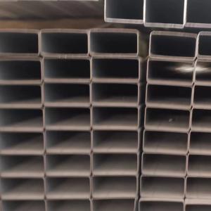 Galvanized Galvanized Rectangular Pipe With Small Flowers Surface Customization
