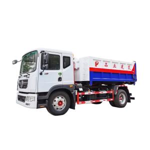 4X2 3cbm 5cbm 6cbm Rubbish Dump Truck with Hook Lifting Boom and Energy Type
