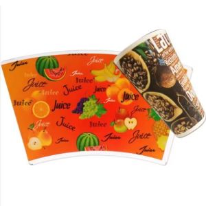 FSC Certification Biodegradable 4~32oz PLA PE Coated Paper Cup Printing Paper