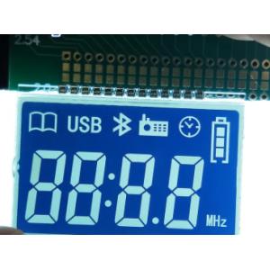 Customized LCD Display HTN Negative 7 Segment LCD Display For Audio