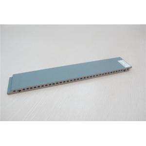 Blue Terracotta Panels / Ceramic Panels Rainscreen Cladding With Wooden Boxes