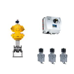 Chinese Pneumatic Control Valve with Neles ND9000 Intelligent Valve Positioner