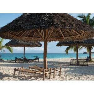 China Grey Synthetic Thatch Roof Tiles for Garden 45*50cm and 30*45cm Realistic Appearance on sale