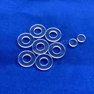 Professional Custom Transparent Quartz Punching Sheet High Temperature Resistant