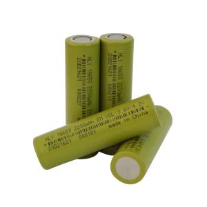 500 Cycles 18650 Lithium Battery 2200mah 3.7 V Rechargeable Cell High Rate