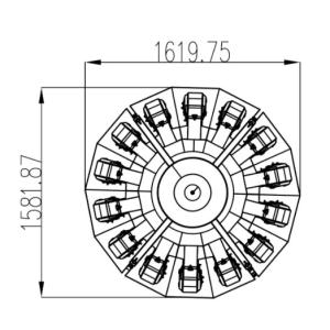 Dustproof Design Belt Feeding Multihead Weigher For Laundry Beads / Quail Eggs