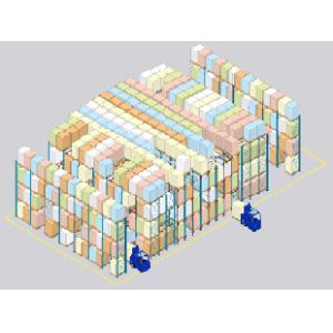 Fast Delivery Radio Shuttle Rack System Warehouse Powder Coating SGS Certificate