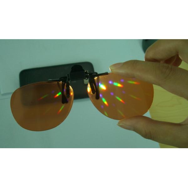 Customized 3D Fireworks Glasses Thick Lenses Eco Friendly Materials