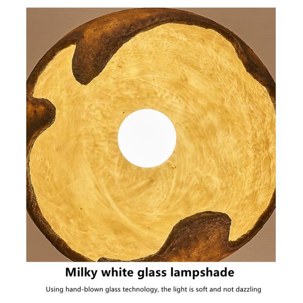 Restaurant Dining Island LED Chandelier Modern Cafe Bar Study Bedroom Light Wabi Sabi pendant lamp(WH-VP-163)