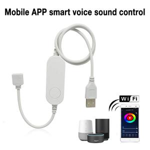Smart Wireless Wifi RGB LED Controller APP Remote Voice Control For LED Strip