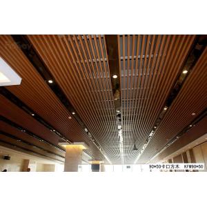 Wholesale WPC Wood Plastic Composite Ceiling , Dimensional Stability and Longevity from china suppliers