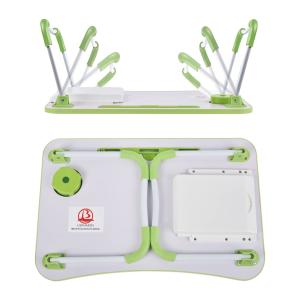 Foldable Lap Desk Bed Tray with Cup Holder and Product Dimensions 15.7"D x 23.6