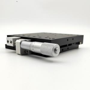 Square Rotary Manual XYZ Linear Stage , Precision XY Table Micrometer Feed Type