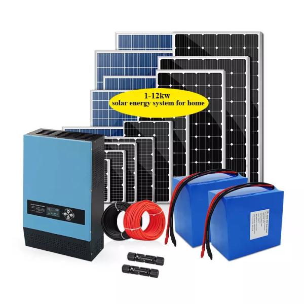 Quality 10kw On Grid Solar System Kit MPPT MC4 Home Solar Kits Complete Solar Panel Kit for sale