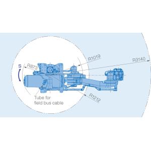 YASKAWA GP165R Used Robot Arm 165kg Payload 3143mm Arm Robots