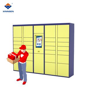 China Indoor Security Parcel Delivery Locker With Remote Control Platform Camera Option on sale