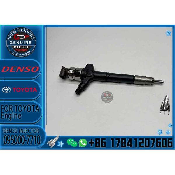Diesel Fuel Injector 23670-51031 095000-7710 For Toyota Landkuluze 1VD-FTV, D, V8, D-4D, J200, Prado