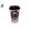 Insulated To Go Double Walled Disposable Coffee Cups 12 Oz Personalized Design for sale