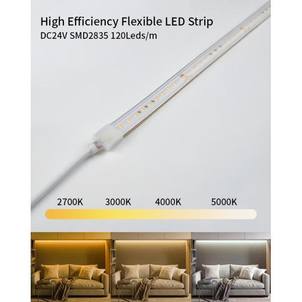 IP65 Adhesive Back LED Strip Lights Flexible Indoor Outdoor LED Strip Lights For Stairs