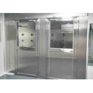 Customized Type Persons Air Shower Tunnel PLC And Touch Screen Controlled