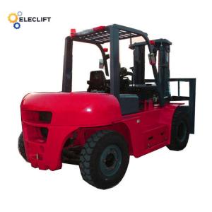 Four Wheel Diesel Forklift With Japanese Engine Pneumatic Tire Type And