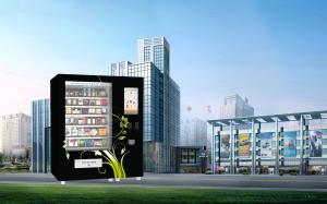 China Can Package Food Beverage Vending Machine With Touch Screen and Security Camera Remote Control on sale