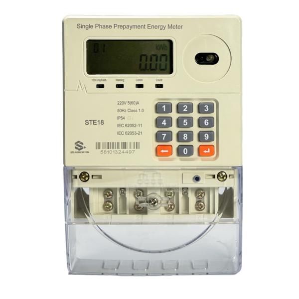 Electric Power Meter Smart Electricity Meter 50-60Hz Nominal Frequency With