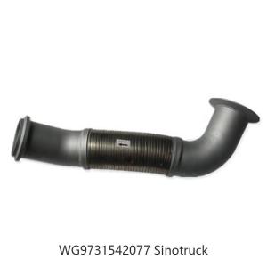 China HOWO Truck Part Flexible Exhaust Pipe Stainless Steel OEM Wg9731542077 on sale