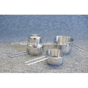 4 pcs Wholesale stackable stainless steel measuring spoon set 80cm measuring cup