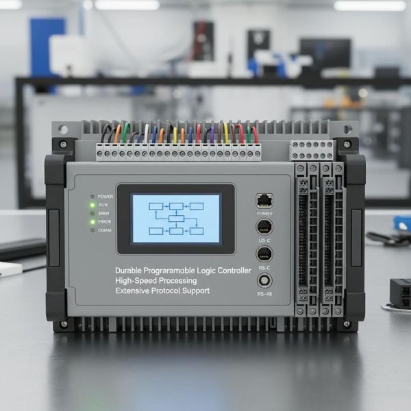Durable Programmable Logic Controller Equipped with High Speed Processing and