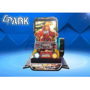 3D Video Race Car Arcade Machine Coin Operated 1 Year Warranty