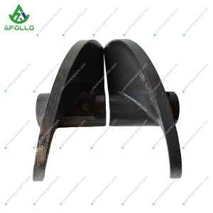 Wholesale APOLLO Left Main Auger Blade ADL0137 Asphalt Paver Part from china suppliers