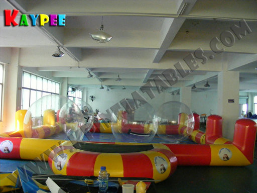 Quality Inflatable pool with water ball,inflatable pool with bubble ball for sale