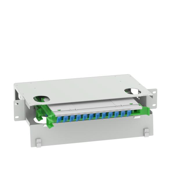 Quality 24 Port Optic Fiber Distribution Patchpanel for FTTX Network Management in Data Centers for sale