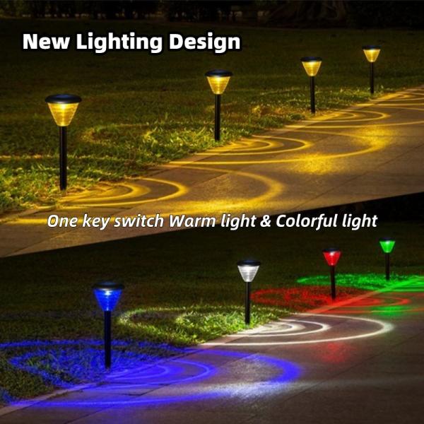 50000 Hours Lifespan LED Solar Garden Lawn Light Outdoor Courtyard Projection Landscape