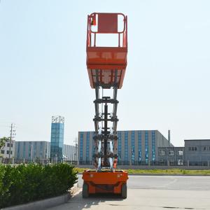 25% Grade Ability Mobile Scissor Lift for Aerial Installation and Maintenance
