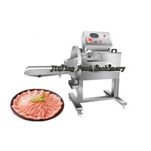 Cooked Meat Processing Machine , Beef Slicing Cutting Machine With Neatly