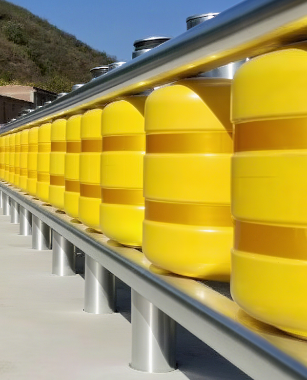 Customized Hot Sale Road Safety Rolling Barrier System – Rotating Anti-Collision Drums for Highways | highway Project Preferred