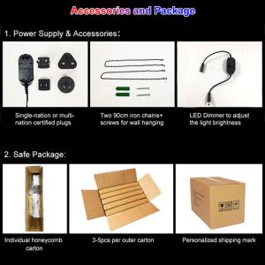 Satom Restaurant Knife and Fork Shape Led Neon Sign Lighting