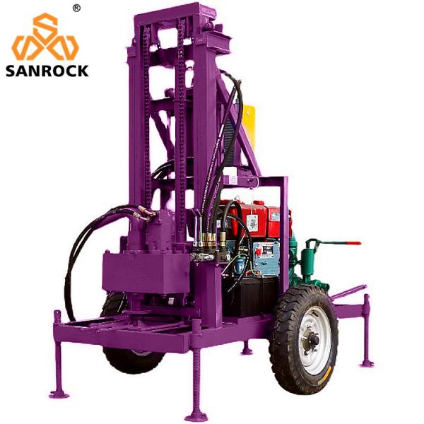 Borehole Water Drilling Rig Deep 100m Portable Hydraulic Water Well Drilling Rig