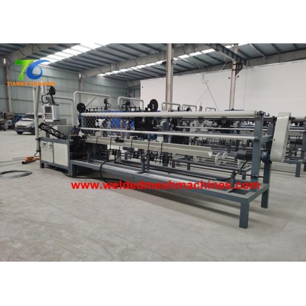 Quality Galvanized Wire 4m Width Servo Motor Diamond Mesh Machine for sale