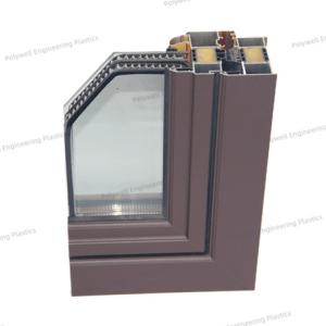Exquisite Design Soundproof Broken Bridge Aluminum Sliding Window Heat Resistant
