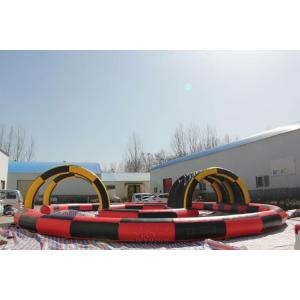 Pvc Material Inflatable Sports Games Inflatable Sports Arena With Tunnel For