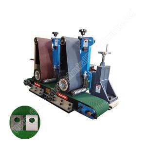 Semi-Automatic Metal Polishing Machine Deburring Sheet Edge Metal Plane