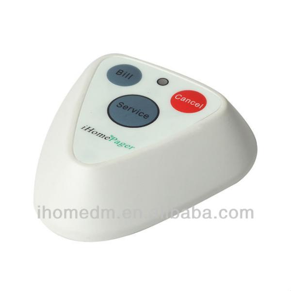 High Quality 5 Colors Waterproof Wireless Restaurant Table Buzzer For Restaurant