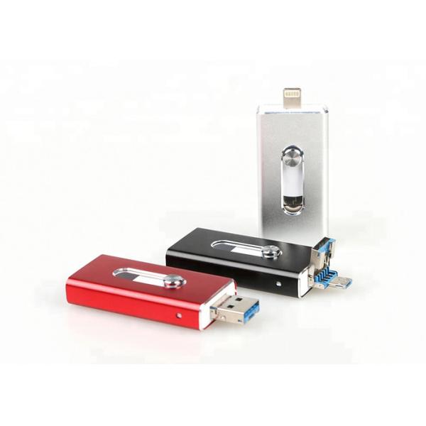 Pen Drive / OTG USB Flash Drive USB 3.0 Metal Material For iPhone 16GB 32GB 64GB 128GB 256G
