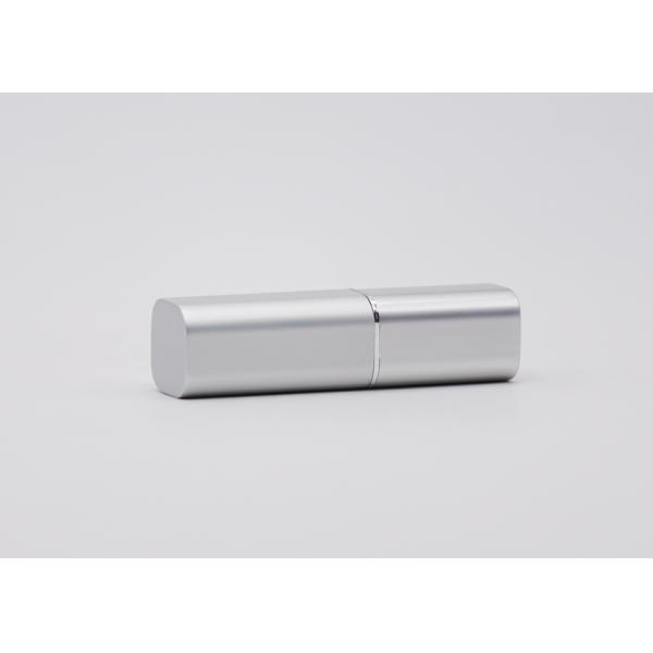 Cosmetic Matte Silver Square Empty Lip Balm Containers