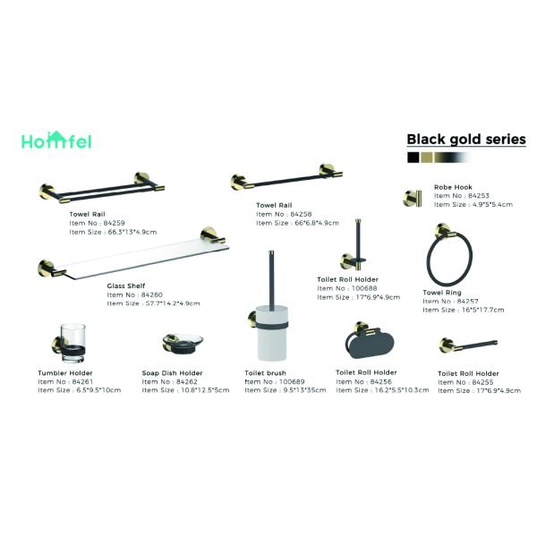 Space Saving Bathroom Hardware Set For Effortless Sundries Management