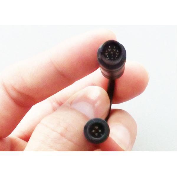 Plastic 5 Pin Mini Din Cable Plug To Socket Vehicle Suerveillance Cable